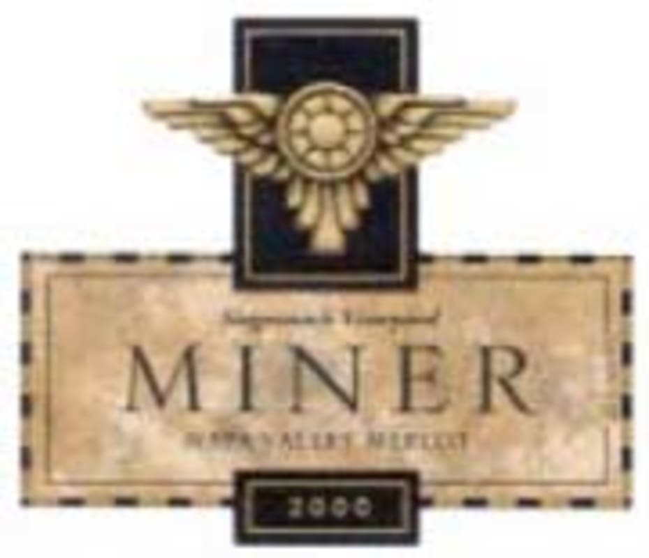 Miner Family Stagecoach Vineyard Merlot 2000 Front Label