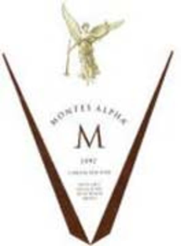 Montes Alpha M 2001 Front Label