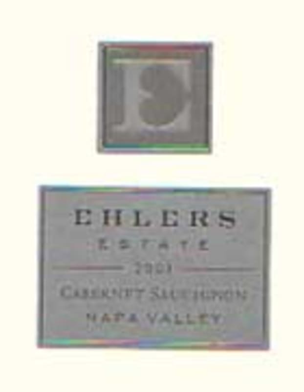 Ehlers Estate Cabernet Sauvignon 2001 Front Label