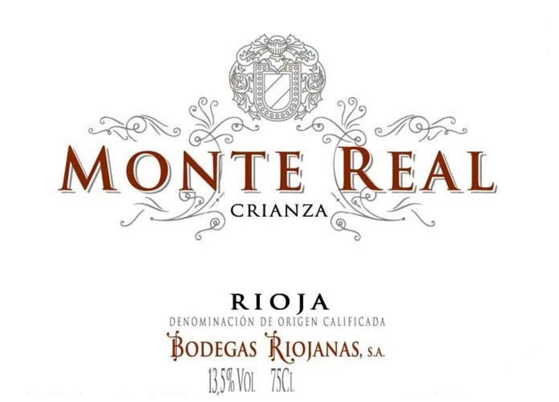 Bodegas Riojanas Monte Real Crianza 2010 Front Label