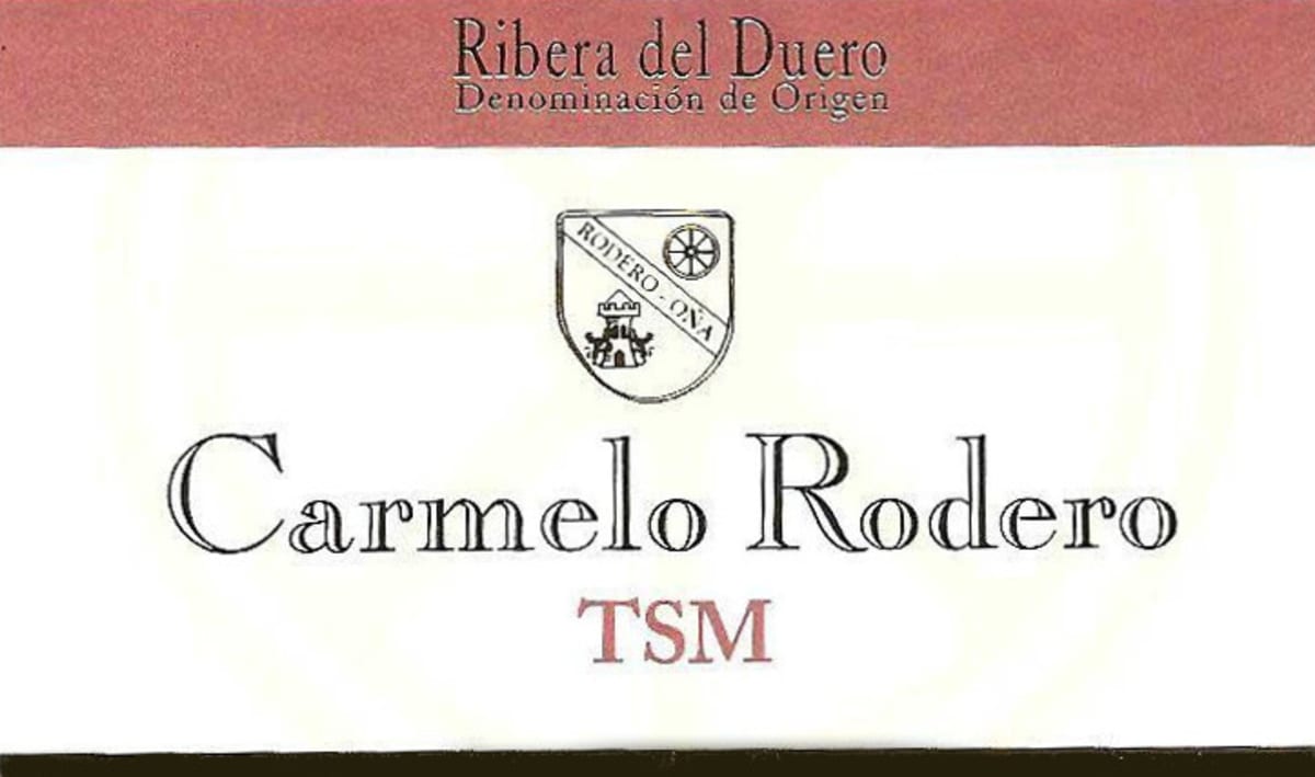 Carmelo Rodero TSM 2009 Front Label