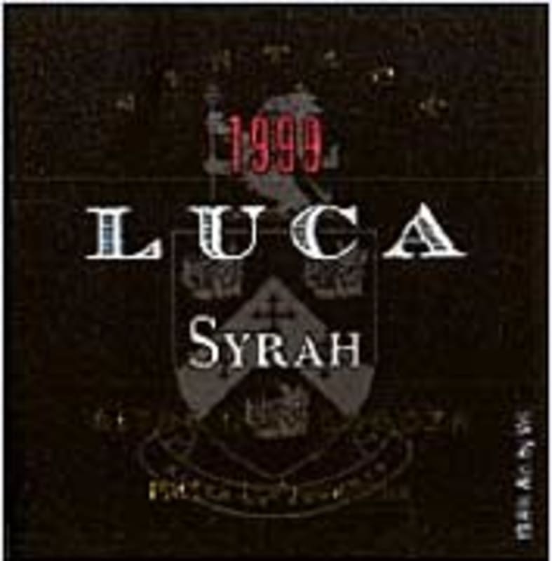 Luca Syrah 2002 Front Label