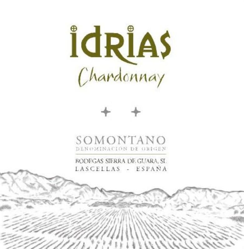Bodegas Sierra de Guara Idrias Chardonnay 2007 Front Label