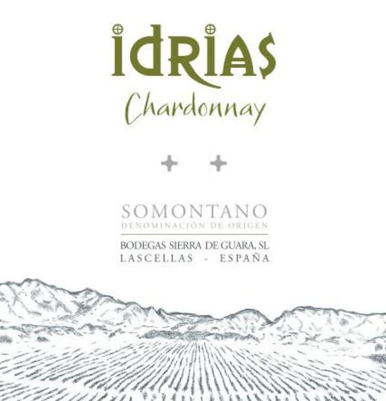 Bodegas Sierra de Guara Idrias Chardonnay 2014 Front Label