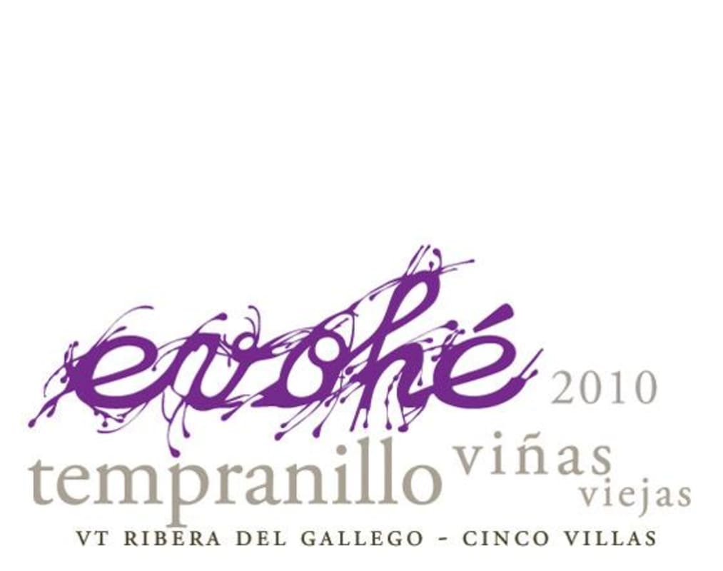 Bodegas Sierra de Guara Evohe Tempranillo Vinas Viejas 2010 Front Label