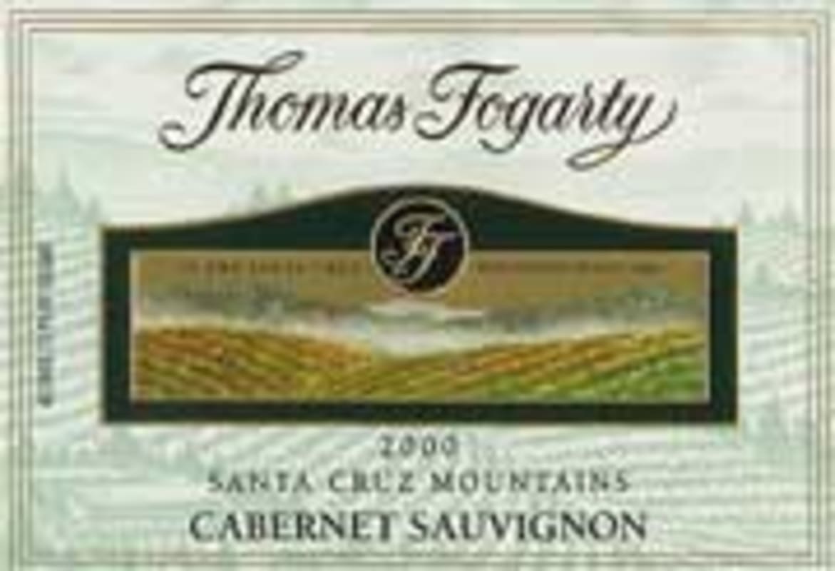 Fogarty Santa Cruz Mtn. Cabernet Sauvignon 2000 Front Label