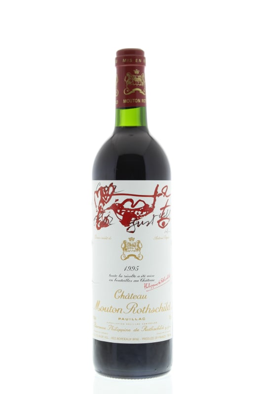 Chateau Mouton Rothschild 1995 Front Bottle Shot