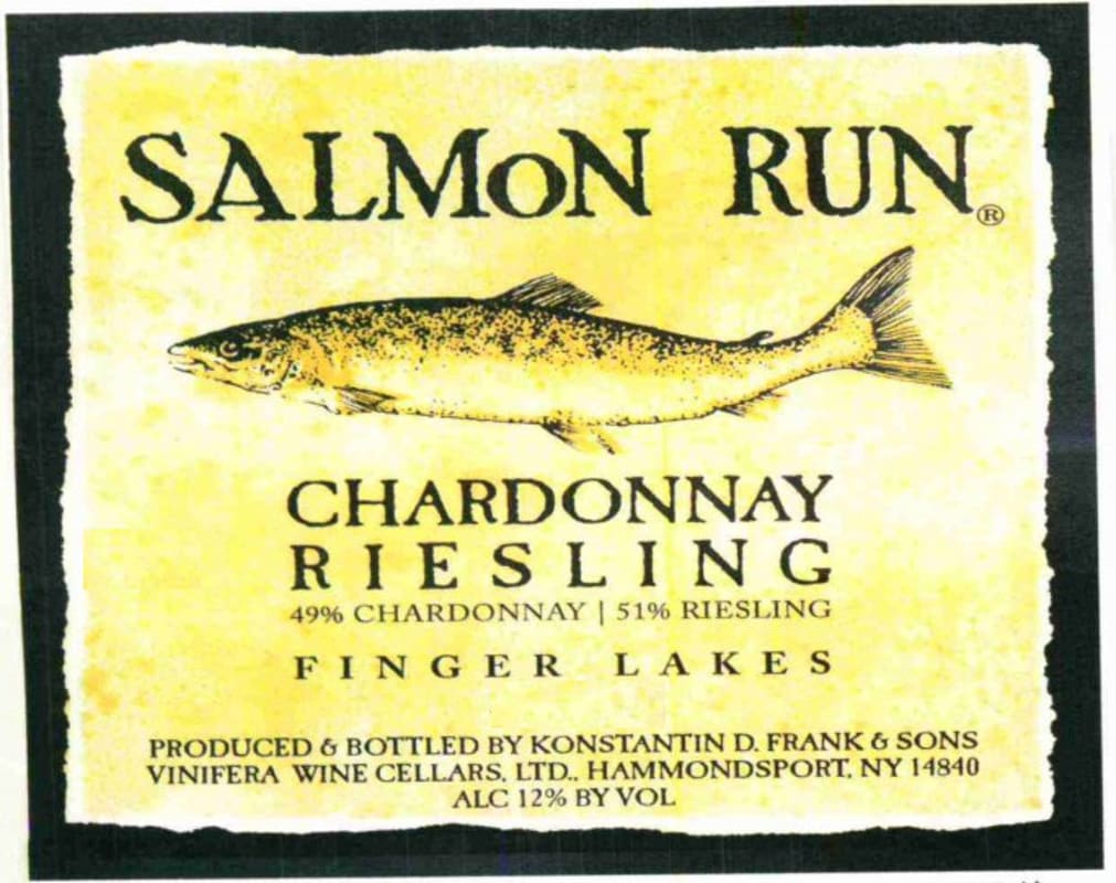 Dr. Konstantin Frank Salmon Run Chardonnay - Riesling 2013 Front Label