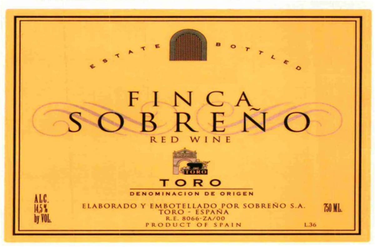 Finca Sobreno Roble 2007 Front Label