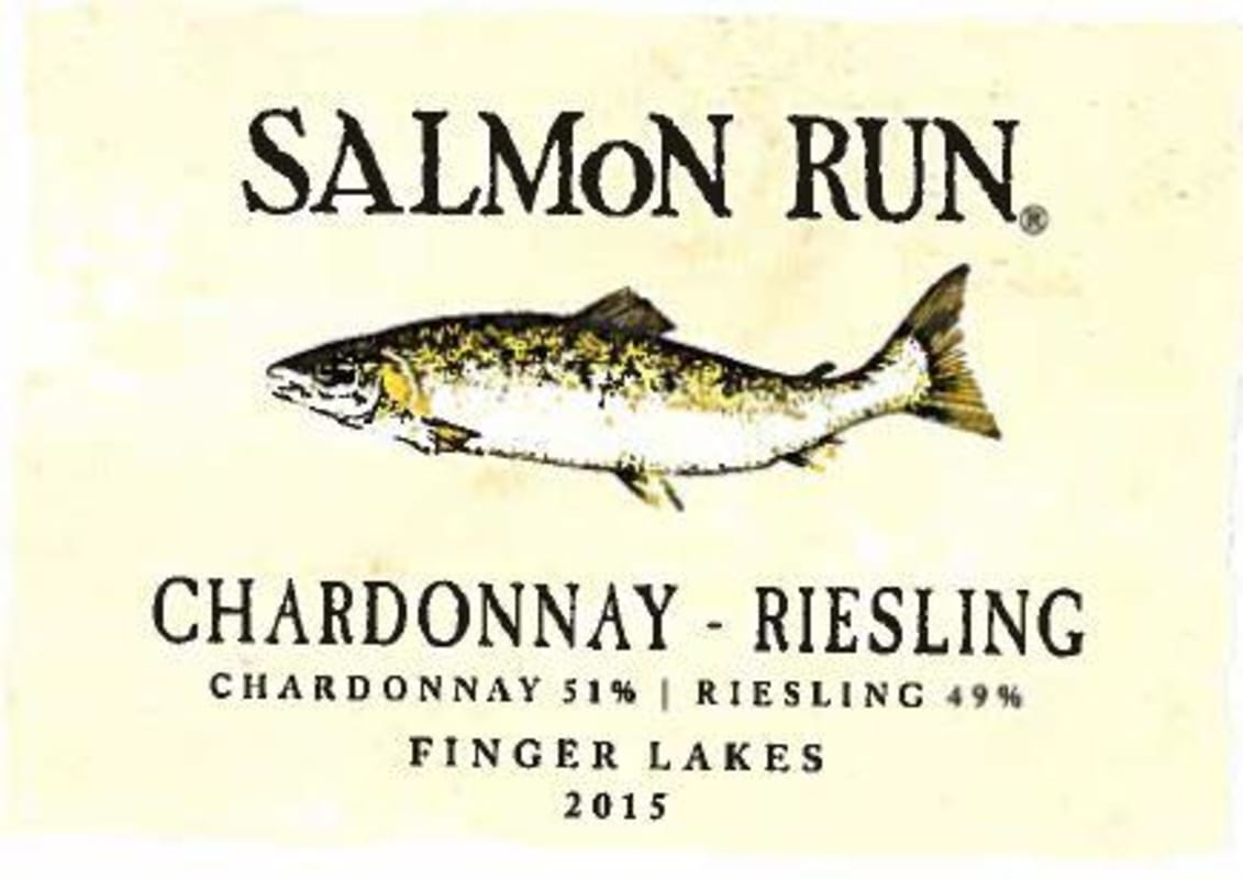 Dr. Konstantin Frank Salmon Run Chardonnay - Riesling 2015 Front Label