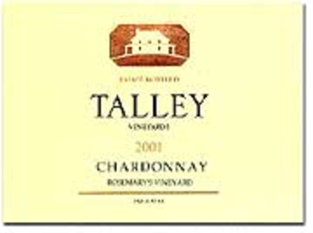 Talley Rosemary's Vineyard Chardonnay 2001 Front Label