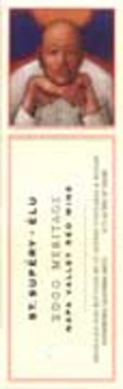 St. Supery Elu 2000 Front Label
