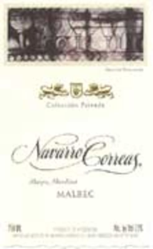 Navarro Correas Malbec 2003 Front Label
