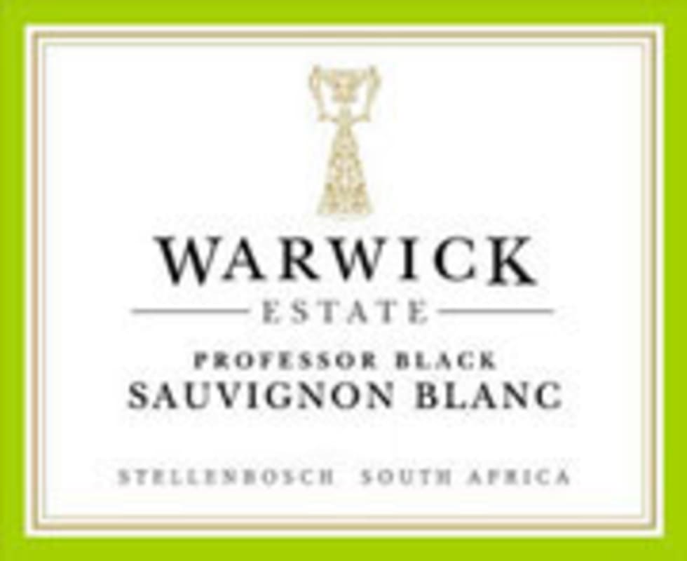 Warwick Professor Black Sauvignon Blanc 2004 Front Label