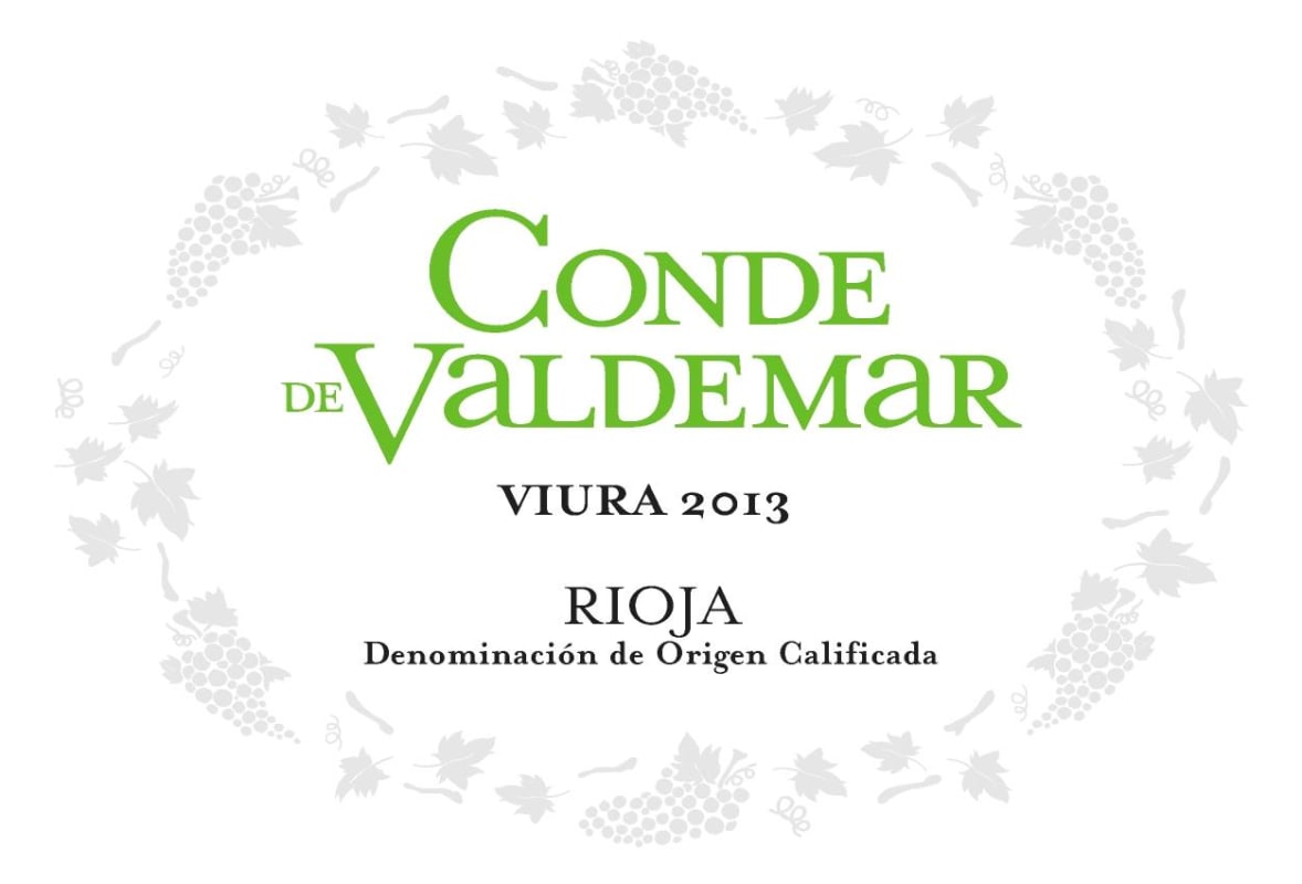 Bodegas Valdemar Conde de Valdemar Viura 2013 Front Label
