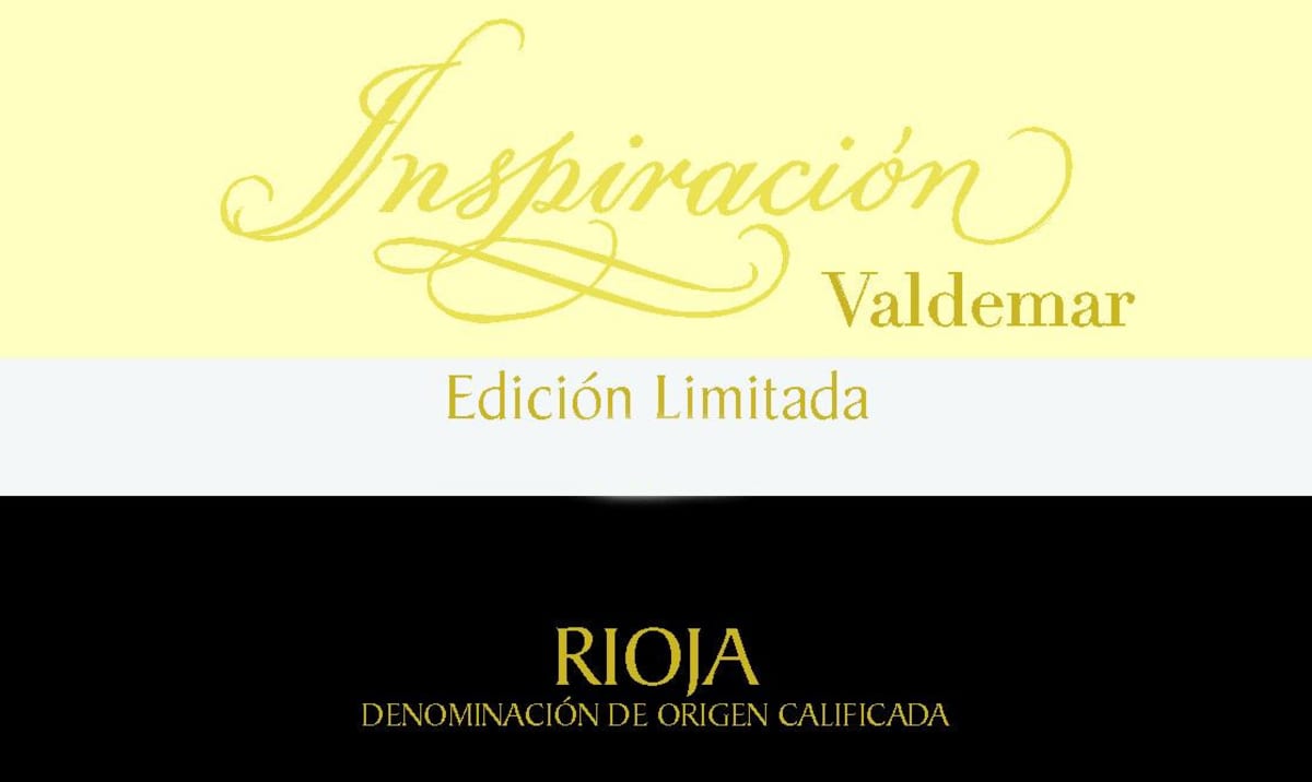 Bodegas Valdemar Inspiracion Valdemar Edicion Limitada 2013 Front Label