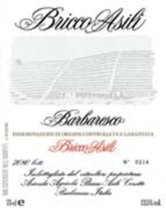 Ceretto Barbaresco Bricco Asili 2000 Front Label