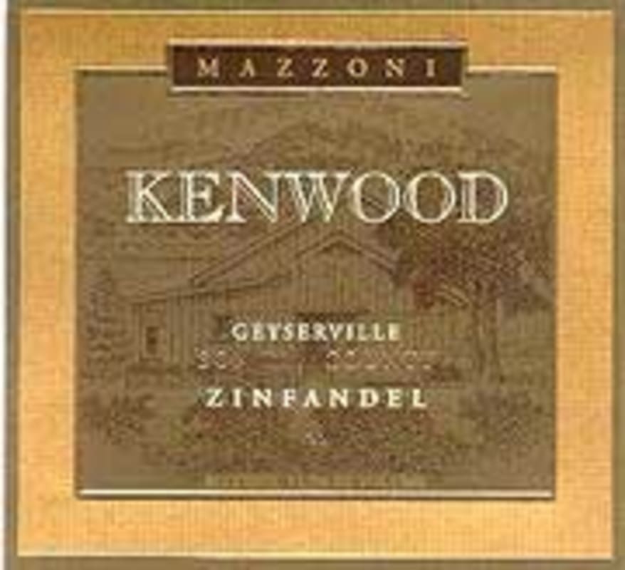 Kenwood Mazonni Ranch Reserve Zinfindel 2002 Front Label