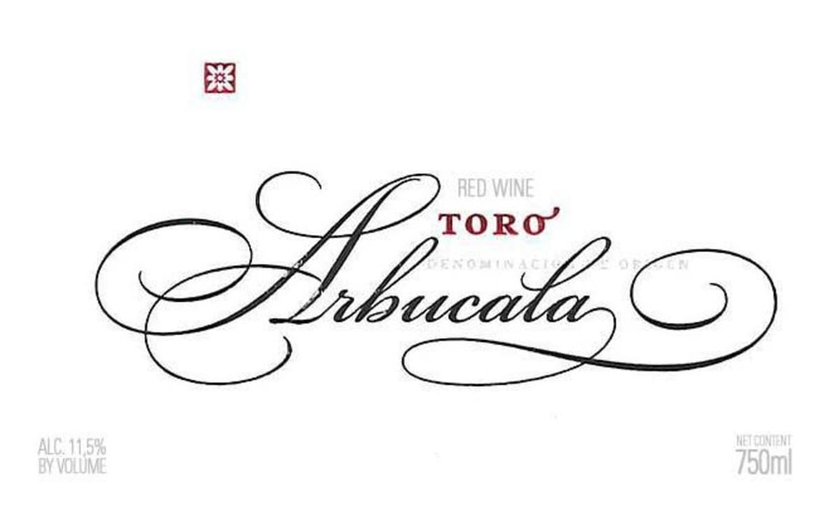 Valduero Toro Arbucala 2012 Front Label