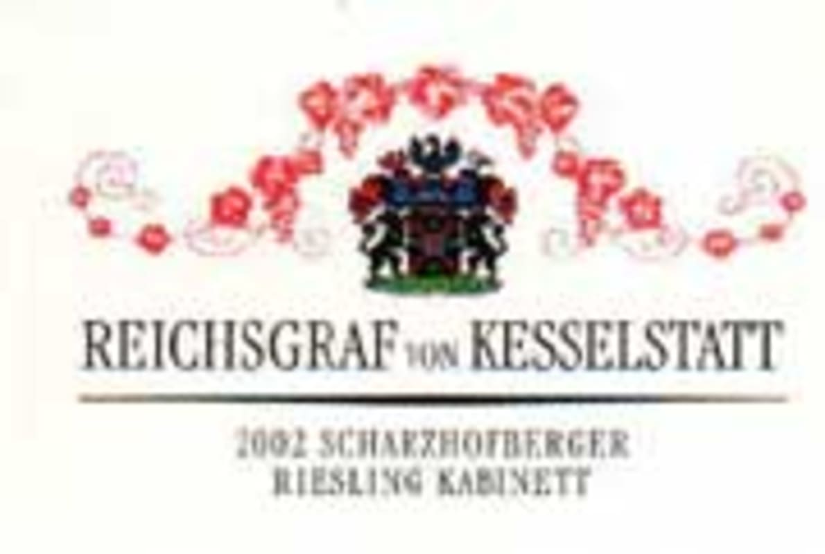 Von Kesselstatt Scharzhofberger Kabinett 2002 Front Label