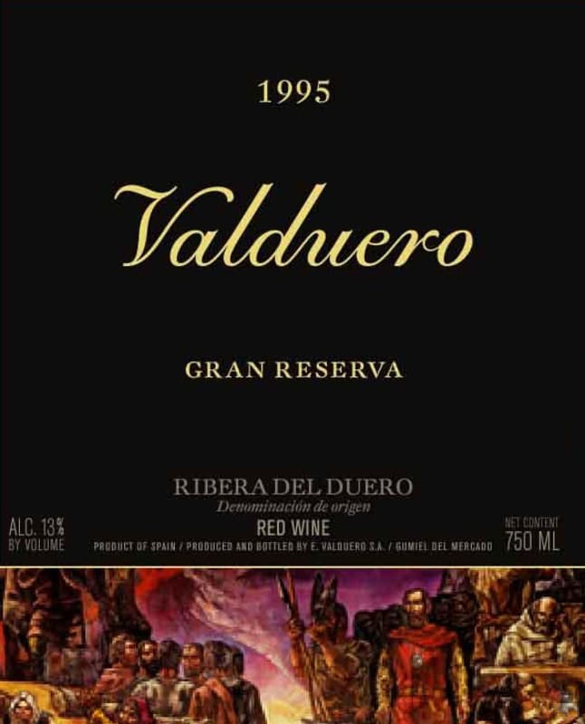 Valduero Valduero Gran Reserva 1995 Front Label