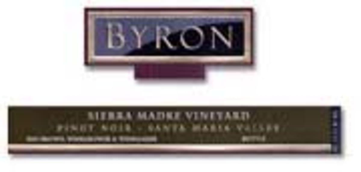 Byron Sierra Madre Pinot Noir 2000 Front Label