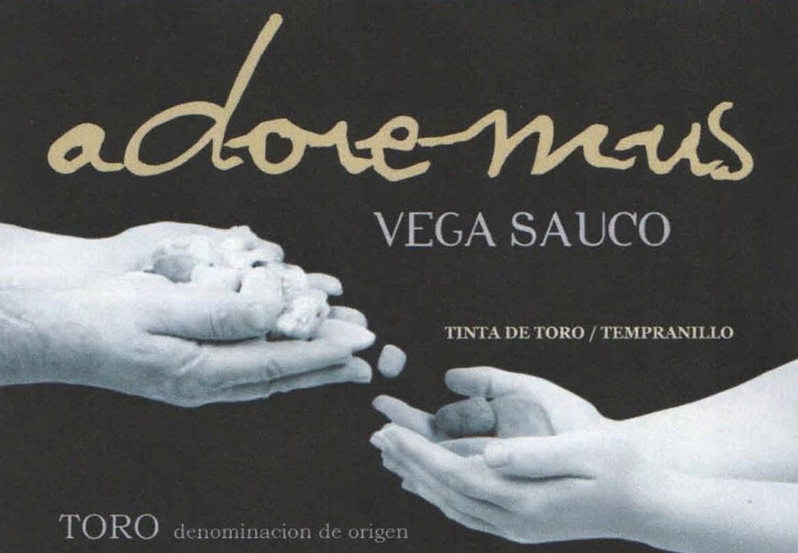 Vega Sauco Toro Adoremus 2010 Front Label