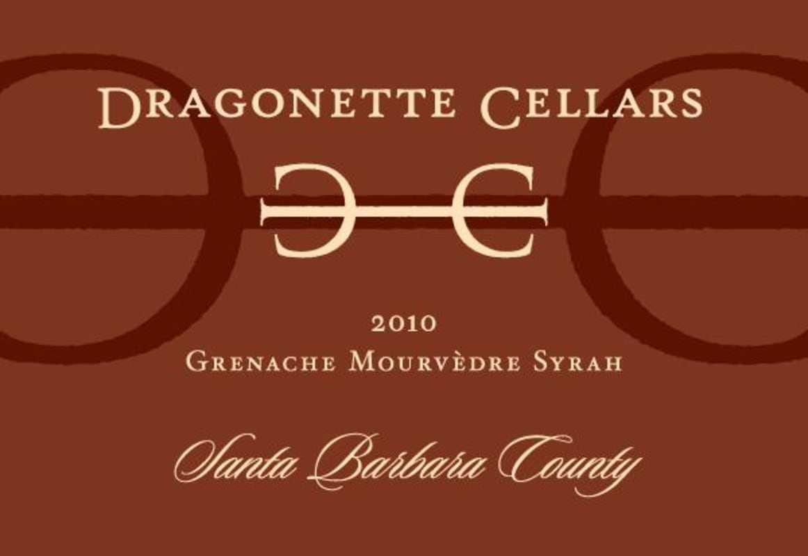 Dragonette Cellars GSM 2010 Front Label