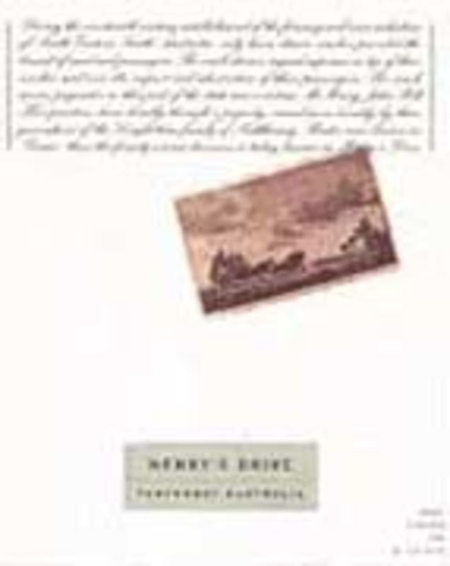 Henry's Drive Shiraz 2003 Front Label