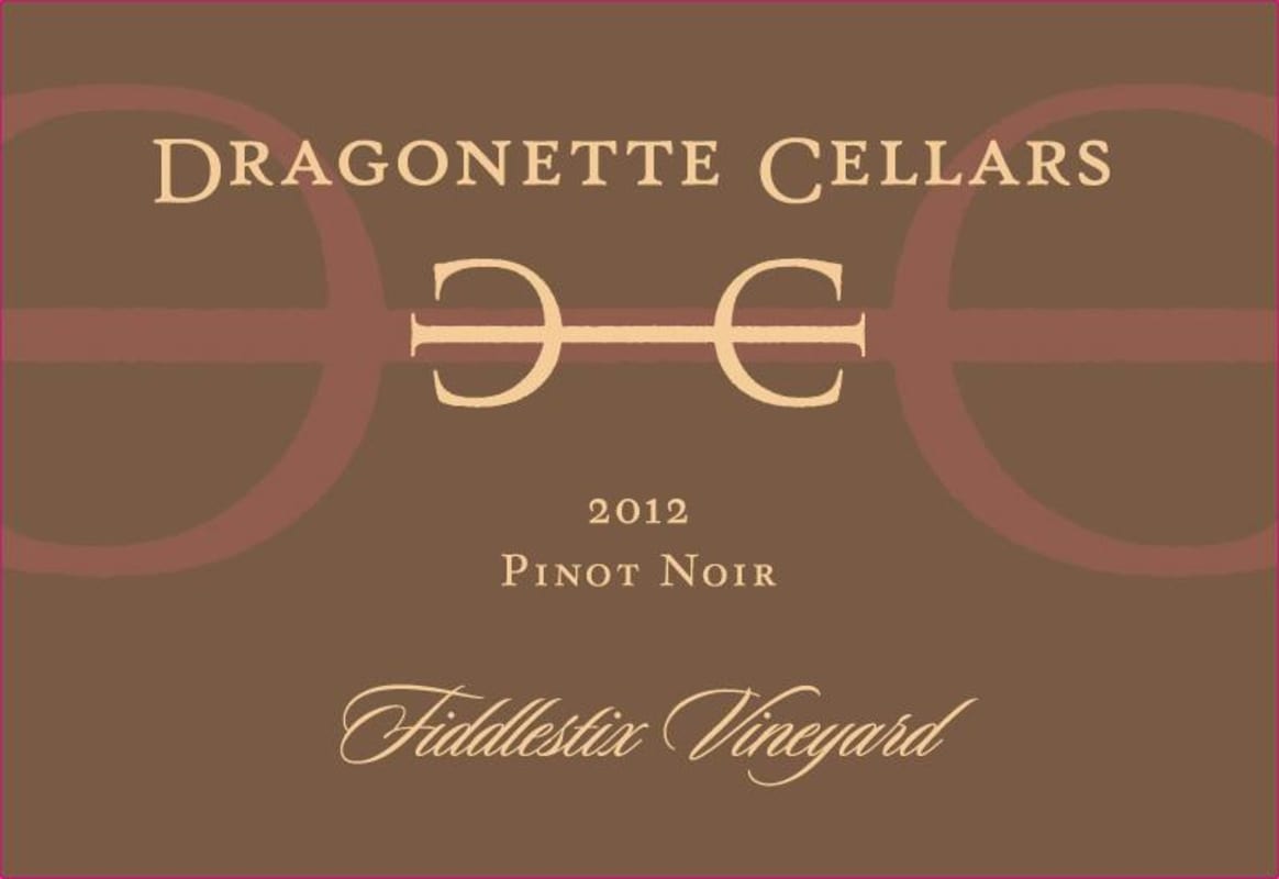 Dragonette Cellars Fiddlestix Vineyard Pinot Noir 2012 Front Label