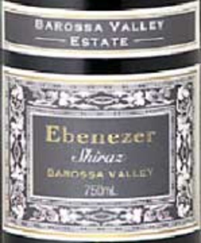 Barossa Valley Estate Ebenezer Shiraz 2001 Front Label