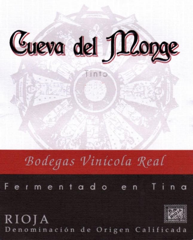 Bodegas Vinicola Real Cueva del Monge Tinto 2013 Front Label