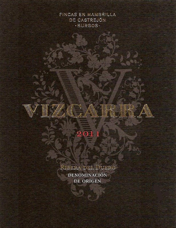 Vizcarra 15 Meses 2011 Front Label