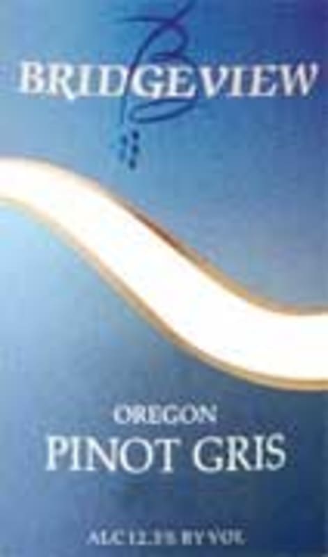 Bridgeview Pinot Gris 2003 Front Label