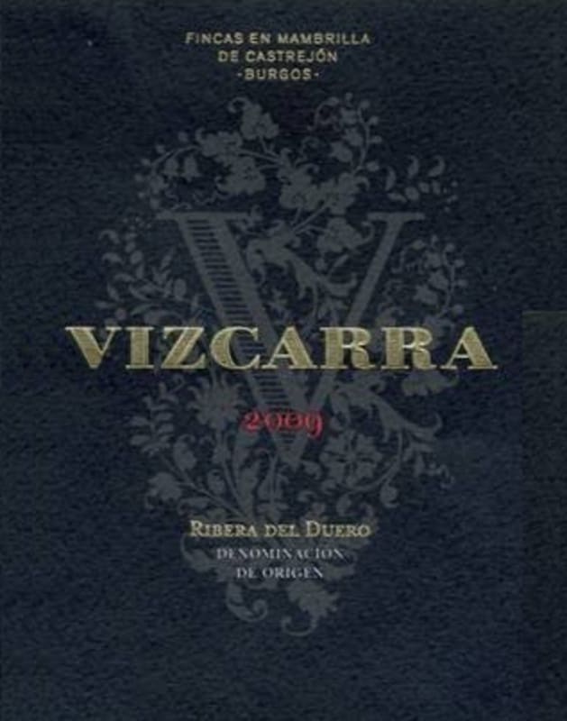 Vizcarra 15 Meses 2009 Front Label
