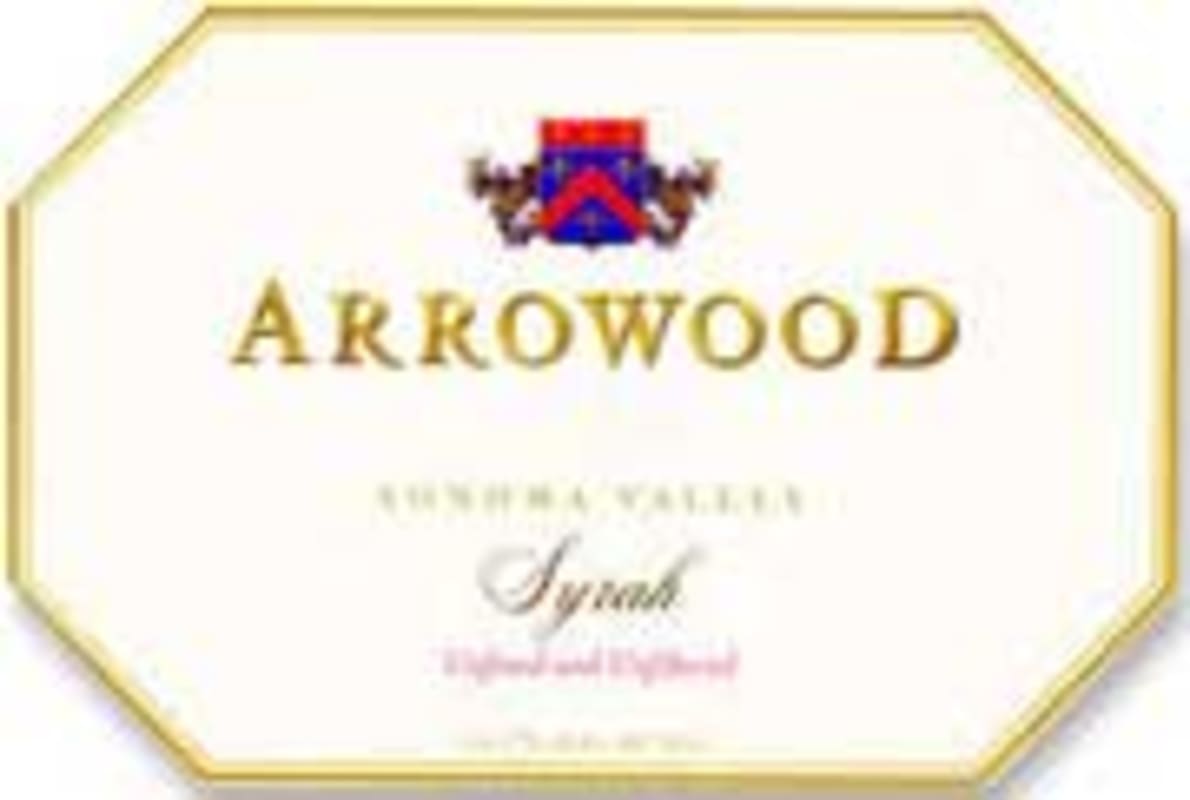 Arrowood Sonoma Valley Syrah 2000 Front Label