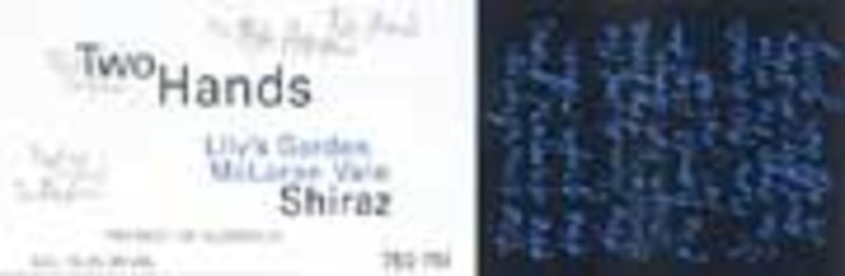 Two Hands Lily's Garden Shiraz 2003 Front Label