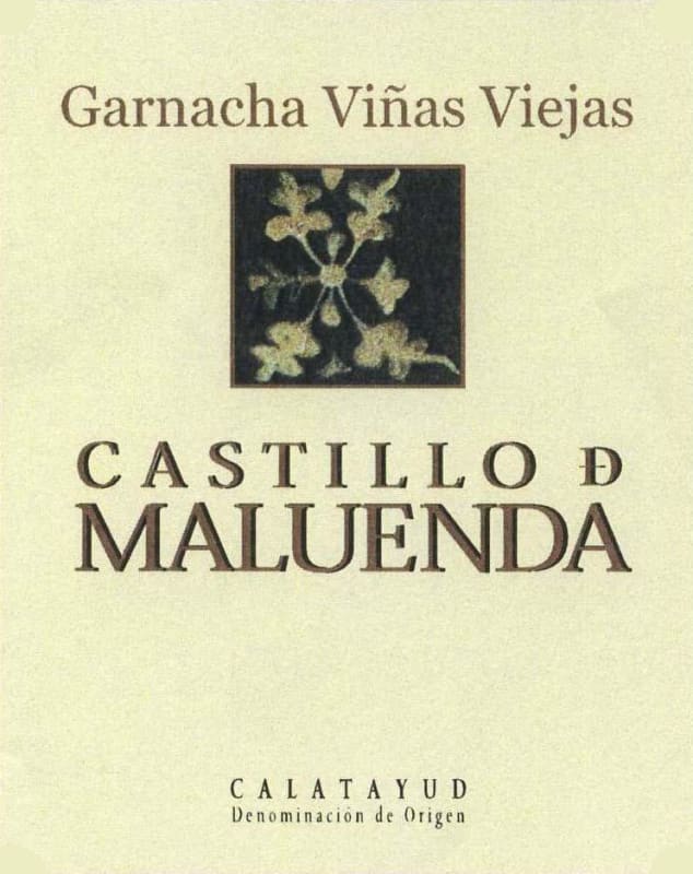 Castillo de Maluenda Garnacha Vinas Viejas 2012 Front Label