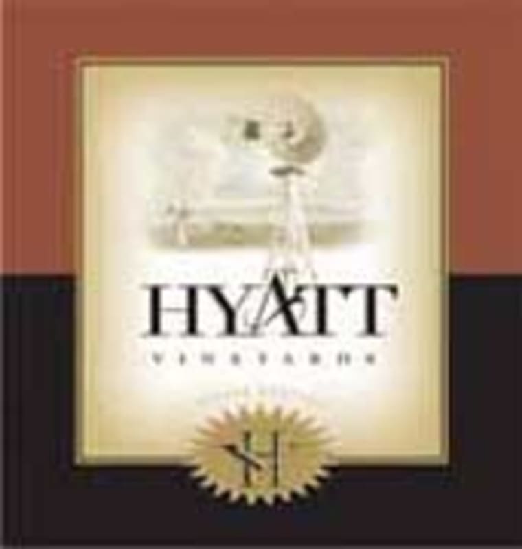 Hyatt Merlot 2001 Front Label