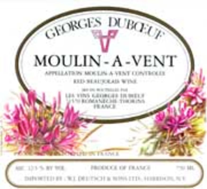 Duboeuf Moulin-a-Vent 2002 Front Label