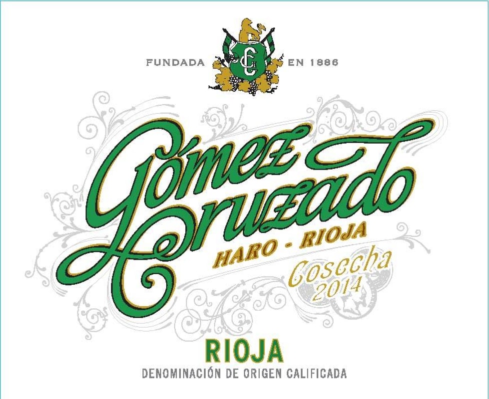 Gomez Cruzado Rioja Blanco 2014 Front Label
