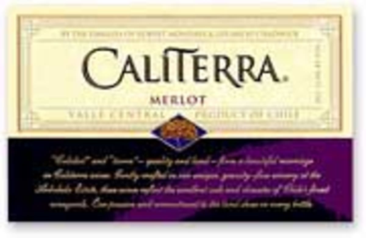 Caliterra Merlot 2003 Front Label