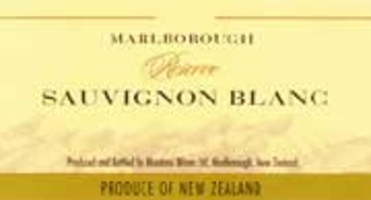 Brancott Reserve Sauvignon Blanc 2004 Front Label