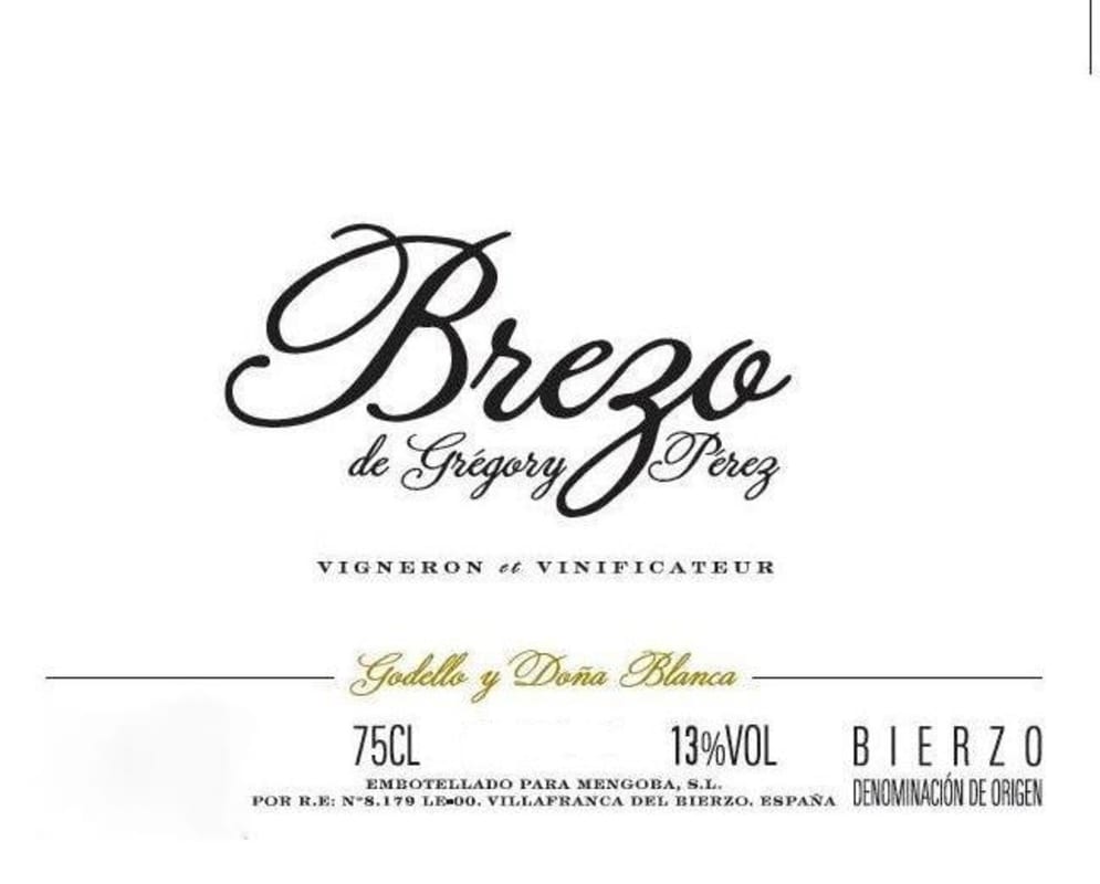 Mengoba Brezo de Gregor Perez 2014 Front Label