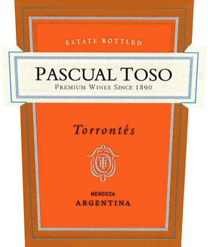 Pascual Toso Torrontes 2012 Front Label