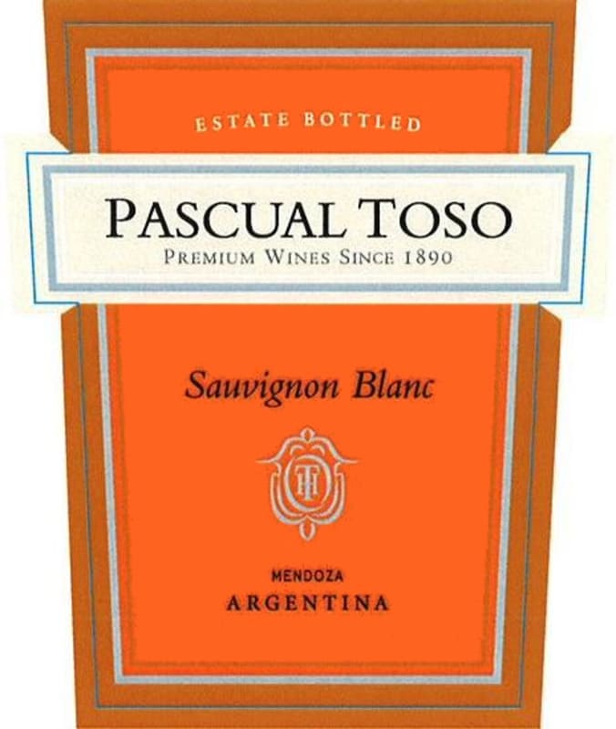 Pascual Toso Sauvignon Blanc 2013 Front Label