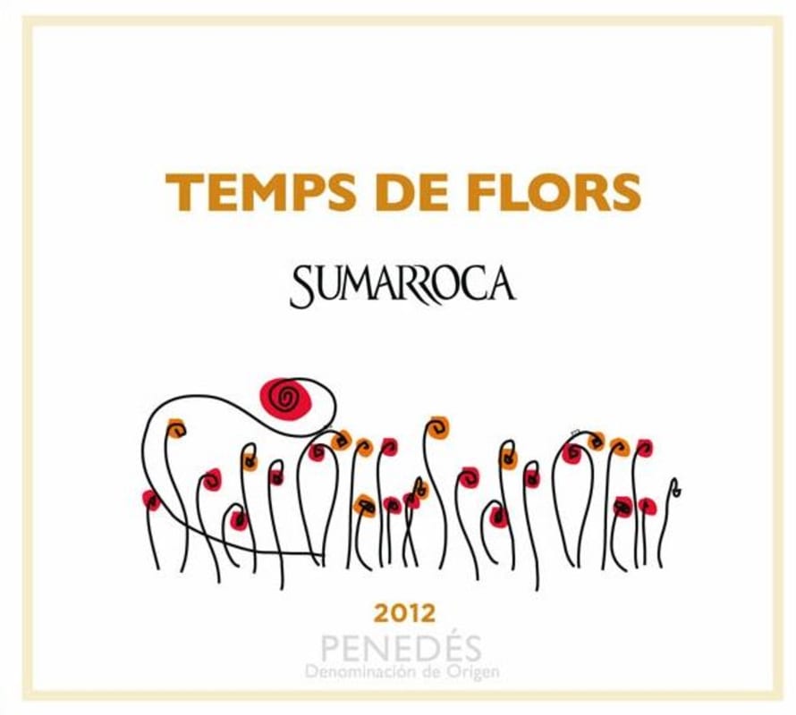Sumarroca Temps de Flors 2012 Front Label