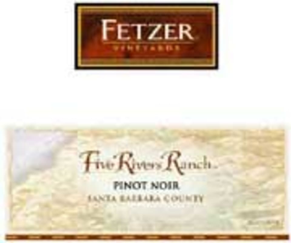 Fetzer Five Rivers Ranch Pinot Noir 2003 Front Label