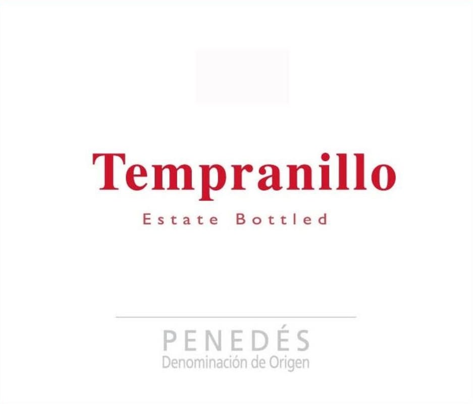 Sumarroca Tempranillo 2014 Front Label