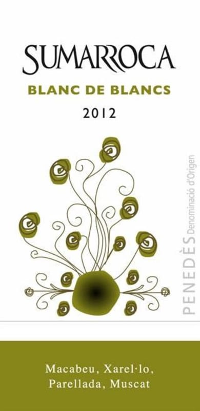 Sumarroca Blanc de Blancs 2012 Front Label